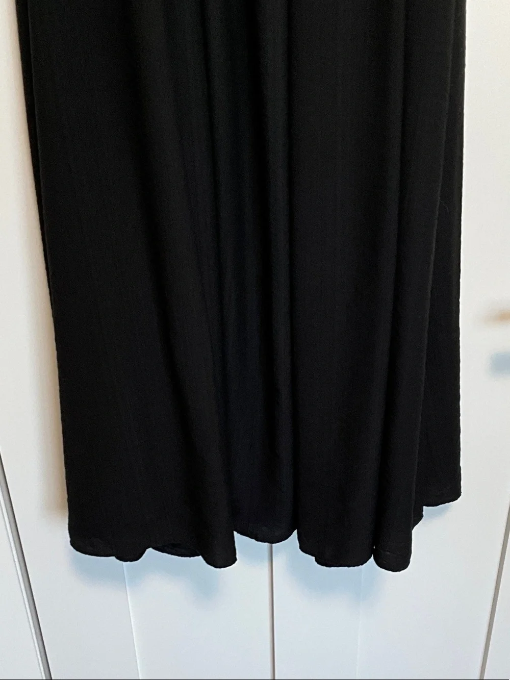 Moon River Black Sleeveless Maxi Dress